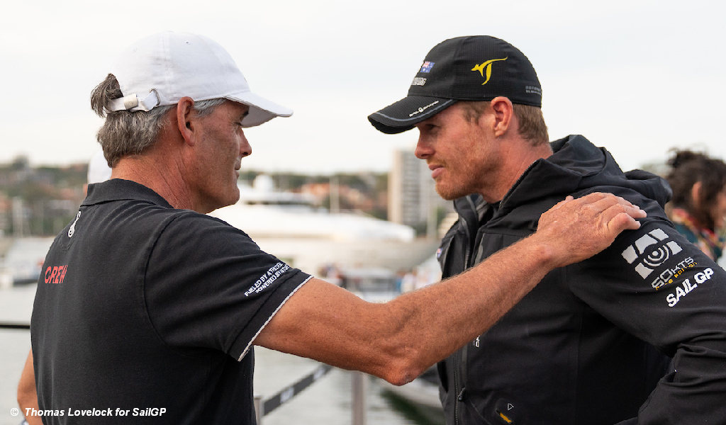 SailGP - Russell Coutts und Tom Slingsby