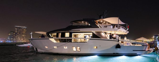 San Lorenzo SX88 auf der 28. Dubai International Boat Show