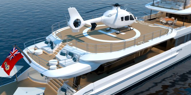 ALIA SEA CLUB Yacht-Hubschrauberlandeplatz