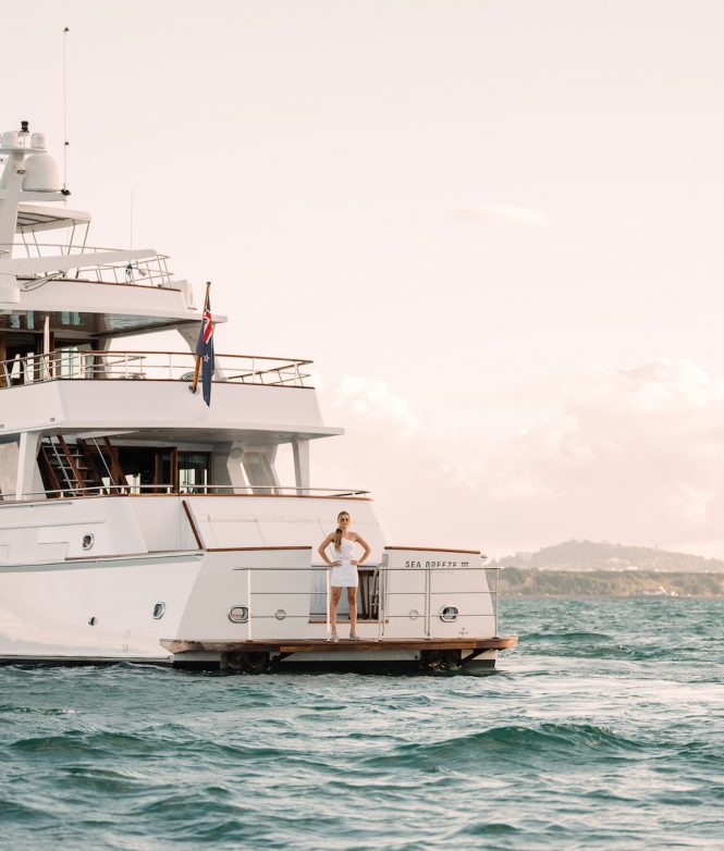 Luxusyacht Sea Breeze III im Südpazifik verfügbar