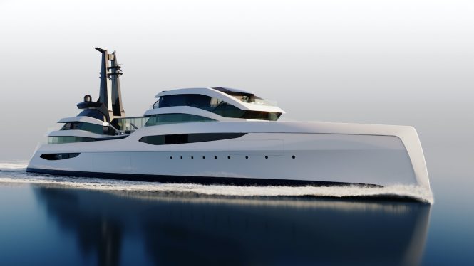 Harrison Eidsgaard und Feadship Luxus-Explorer-Yachtkonzept EXPV